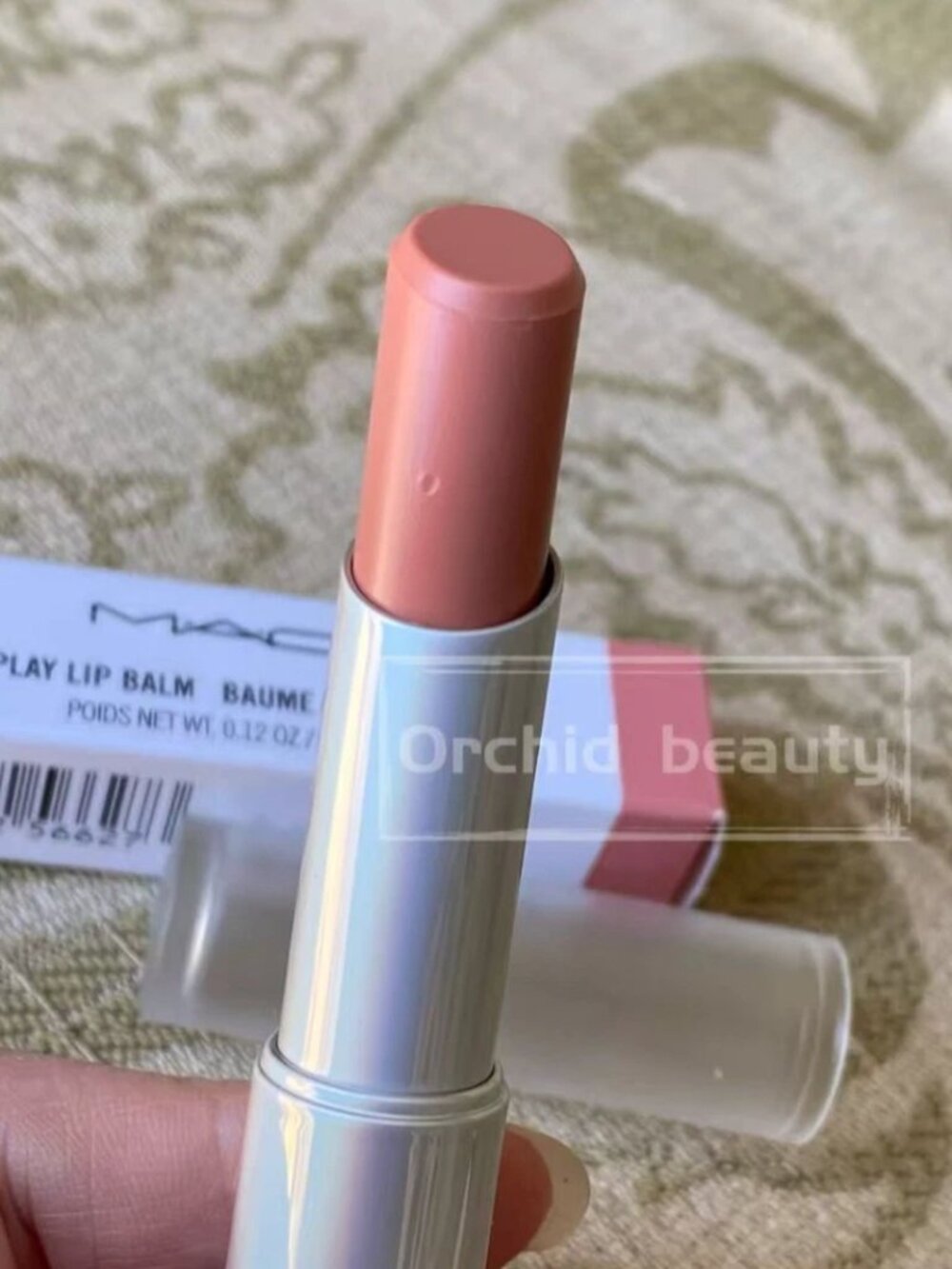 New Boxed MAC Glow Play Lip Balm~Sweet Treat~Full Size 3.6 g/0.12 oz